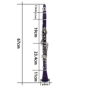 B-flat clarinete de baquelita de 17 teclas Fabricantes al por mayor LADE clarinete estudiantes adultos examen instrumento Clarinete Concierto conjunto - Product Image 3