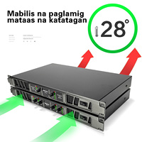 Amplificateur de puissance numérique de classe D professionnel AS2 à vente chaude, 600 W * 2 canaux, pour scène de DJ