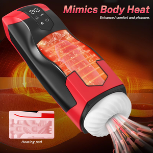 Masturbador Masculino con Calor, Vibración, Rotación y Succión Automática, Juguete Sexual <span class=keywords><strong>para</strong></span> Hombres - Product Image 1