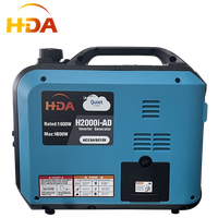 2kva Portable AC/ DC but Duel-sortie AC 220V DC 12V générateurs d'essence Silence onduleur générateur pour outils électriques