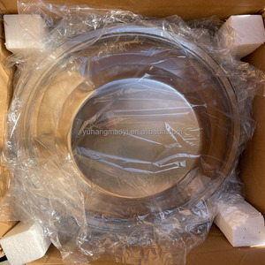 Thép không gỉ trái cây Bát với nắp bữa ăn tối tấm khách sạn tự chọn tấm nhà hàng Bộ đồ ăn tiệc thực phẩm tấm tròn phục vụ khay - Product Image 6