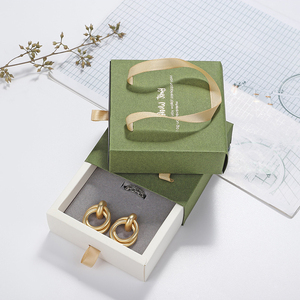 Khuyến Mại Biểu Tượng Tùy Chỉnh Các Tông Xếp Chồng Lên Nhau Tái Chế Gấp Đồ Trang Sức Quà Tặng Lưu Trữ Trượt Ngăn Kéo Hộp Cho Bao Bì - Product Image 1