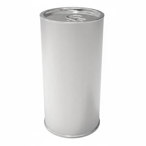 Lata de Aluminio Kontensan L405 de 1 Litro para Café y Bebidas Calientes, Envase Metálico de 99 x H180 mm con Tapa Fácil de Abrir - Product Image 2