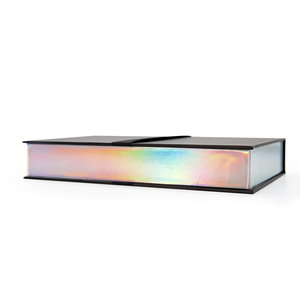 Caja de Regalo Holográfica con Logotipo Personalizado, Caja Magnética de Cartón Rígido, Embalaje de Papel Duro con Laminado Mate, Papel Recubierto con Cierre Magnético - Product Image 5