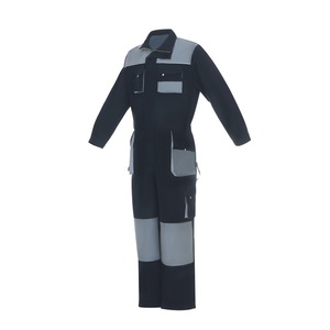 European American Style Workwear <strong>Coveralls</strong> Breathable Cotton Overalls <strong>Large</strong> 3D Pockets Logo Printing Spring/Autumn Labor - Product Image 6