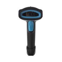 Escáner de código QR 1D 2D de mano, pistola de escaneo de código de barras, escáner inalámbrico de código de barras POS, U-2W