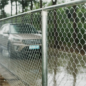 Recinzione a Maglia <span class=keywords><strong>Metallica</strong></span> Zincata con Pali, <span class=keywords><strong>Rete</strong></span> Ciclonica <span class=keywords><strong>per</strong></span> Esterni - Product Image 1