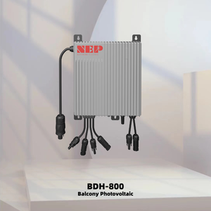 Kit photovoltaïque de balcon Micro-<span class=keywords><strong>Hybride</strong></span> à onduleur monophasé BDH-800 NEP IP65, comprenant batterie et dispositif anti-retour - Product Image 1