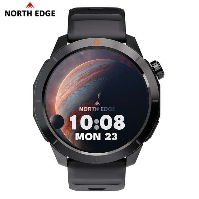 NORTH EDGE XTREK 2 GPS Sports Smart Watches 1.43'' Amoled Screen 3ATM Waterproof AOD Male Clock Call Altitude Compass