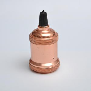 Горячая распродажа винтажная металлическая крышка E26 <span class=keywords><strong>E27</strong></span> винтовая розетка держатель лампы промышленный стиль подвесной светильник фитинг - Product Image 5