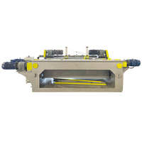 Mesin Pengupas Kayu Tanpa Spindle, Pengupas Veneer Rotary Heavy Duty, Gearbox Terkontrol PLC, Mesin untuk Lini Produksi Kayu Lapis Baru