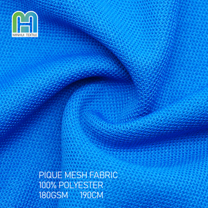 Venta caliente Piqué poliéster tejido de punto transpirable Material de secado rápido para deportes Polo camisa fabricante de ropa - Product Image 2
