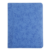 Portefeuille d'affaires en cuir de luxe Padfolio Dossier de documents avec fermeture éclair et bloc-notes