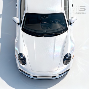 Super Glossy Crystal Piona White High Toughness Color Change Film Wrap Car <strong>Vinyl</strong> Auto Body Guard - Product Image 2