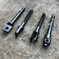 Adaptateur de fixation à fourche en acier robuste mâle et femelle PRT pour truss, 45 cm de long, pour éclairage de scène et événements