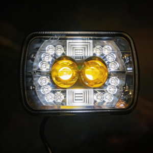 Luz de Conducción LED de 7 Pulgadas, H4 Plug & Play, Haz Sellado con Luz Estroboscópica Ámbar, Compatible con Camiones <span class=keywords><strong>Kenworth</strong></span>, Peterbilt, Freightliner - Product Image 5