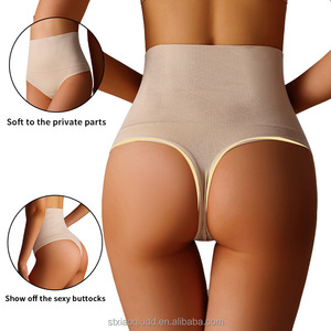 003 # Transfrontalier Sans Couture Taille Haute Abdomen Taille Façonner String Beau Corps <span class=keywords><strong>Sexy</strong></span> Fesses Plus La Taille Sous-Vêtements pour Femmes - Product Image 4