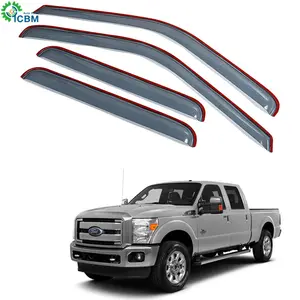 Car Visor 4PCS/SET Side Window Rain/Wind Deflector For S IMPREZA 12-15