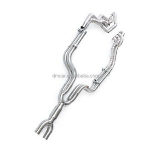 Thích hợp cho Ford <span class=keywords><strong>Mustang</strong></span> 5.0L 2015 2024 cách điện bằng thép không gỉ Muffler ống xả Collector Manifold - Product Image 1