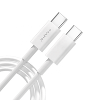 Maimi vente en gros 1m/2m pd 60w téléphone portable 6A câble de charge rapide usb-c type c à type c 65w android chargeur de téléphone portable câble de données