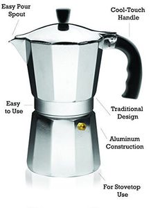 Boîte de couleur italien italien 600 ml unique ouvert cuivre personnalisé expresso en aluminium <span class=keywords><strong>cafetière</strong></span> moka pot ensemble - Product Image 4