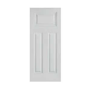 Good Quality MDF HDF White Primer Hollow Core Solid Core Wooden Interior Doors Unfinished