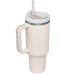 Tasse à café isotherme double paroi en acier inoxydable 40zo304 pour voiture, grande capacité, avec paille et poignée - Product Image 6
