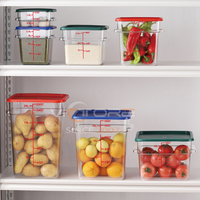 Boîtes de conservation des aliments en plastique transparent avec couvercles-Récipients hermétiques, pour congélateur et réfrigérateur