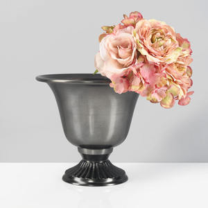 Latest Design Metal Cased Planter for Garden Decor & Wedding Decor Unique Black <b>Antique</b> Planter Flower Vase for Home Hotels - Product Image 2