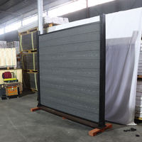 Moderne 3d Design Hout Kunststof Composiet Wpc Hekwerk Panelen Waterdicht Windbestendig Eenvoudig Te Installeren Hek Voor Huis Tuin