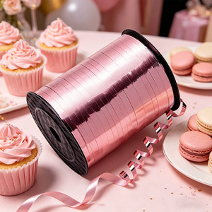 Nastro decorativo Party Love Cinta oro rosa brillante 500m per decorazioni per feste interne ed esterne - Product Image 6