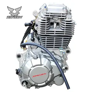 CQJB Zongshen CB250-F engine, fuel engine Zongshen 250cc engine 4 stroke for three wheel motorcycle