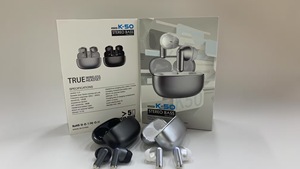K-<span class=keywords><strong>330</strong></span> Auricolari Stereo TWS Unici in Metallo con Custodia di Ricarica Auricolari Wireless Metallici con Custodia di Ricarica - Product Image 3
