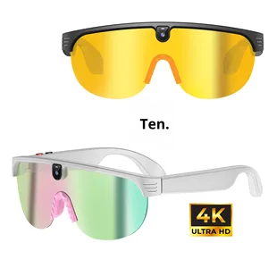 แว่นตาอัจฉริยะสำหรับปั่นจักรยาน ปี 2026 พร้อมฟังก์ชั่นโทรออก รับสาย ถ่ายภาพ บันทึกวิดีโอความคมชัดสูง กล้องติดรถสำหรับกิจกรรมกลางแจ้ง กล้องบันทึกภาพกีฬา ป้องกันรังสียูวี 400 มาตรฐาน IPX5 - Product Image 2