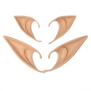Vente en gros d'oreilles de fée, de pixie et d'elfe pour cosplay, oreilles pointues douces, oreilles d'elfe pour mascarade, oreilles de vampire, accessoires de maquillage pour Halloween - Product Image 6