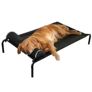Lit pour chien surélevé rectangulaire lavable, pour toutes les saisons, pour chiens de petite, moyenne et grande taille - Product Image 1