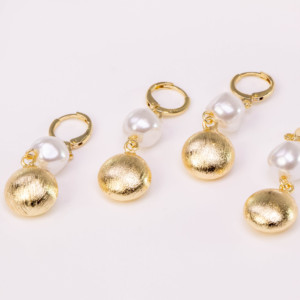 Nouvelles boucles d'oreilles pendantes bohèmes en perles d'eau douce Joolim, alliage de cuivre plaqué argent, boucles d'oreilles pendantes tendance pour mariage - Product Image 4