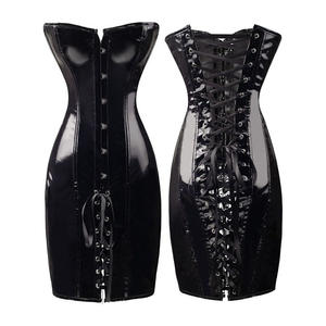 BDSM gonne di un pezzo in pelle lucida imbracatura corpo Lingerie Sexy <span class=keywords><strong>abbigliamento</strong></span> <span class=keywords><strong>erotico</strong></span> per le donne - Product Image 1