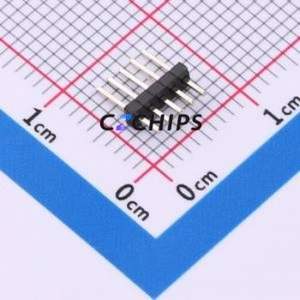 HX PZ-127WV-1x5P Pin Header Through hole Component (THT),P=1.27mm Connector 1x5P 1.27mm Pin Header Single Row - Product Image 2