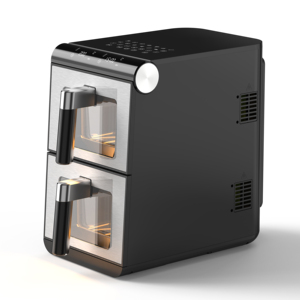 <span class=keywords><strong>Friteuse</strong></span> à air double panier Tower T17190 Vortx XL, contrôle numérique, design compact, 6 modes de cuisson prédéfinis, compatible Cook Smart Finish - Product Image 4