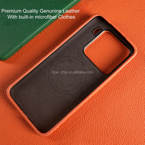Haute Qualité Couverture Complète Protection Lichee Motif En Cuir Véritable Forte Magnétique Téléphone étui pour Xiaomi 15 14 <span class=keywords><strong>13</strong></span> Pro Ultra - Product Image 5