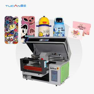 紫外dtf和紫外平板打印机一体机，用于几乎所有类型的介质打印2头xp600打印头 - Product Image 1