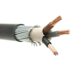 Kabel Daya IEC NYY tipe XLPE voltase 0.6/lKV, kabel daya insulasi 4*1,5 mm2 untuk penggunaan bawah tanah