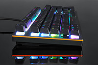 New Private Mould OEM Computer Gamer RGB Mechanical Keyboard for Gaming with Double Injection Keycaps