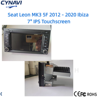 Autoradio CYNAVI Android Auto CarPlay avec écran tactile 7 pouces pour Seat Leon MK3/5F (2012-2020) Ibiza (2016) GPS intégré USB/Sans fil IPS