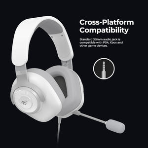 하빗 H2230D 프리미엄 스테레오 게이밍 헤드폰 (50mm 드라이버, 3.5mm 오디오, 탈착식 마이크, 멀티 플랫폼 게임용) - Product Image 6