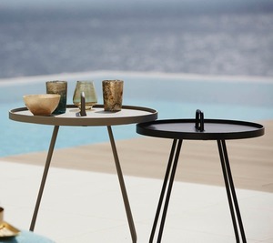 Mesa de comedor plegable de restaurante Simple Vintage moderna, mesa de <span class=keywords><strong>Metal</strong></span> de Color sólido multifuncional de gama alta para el hogar y la sala de estar - Product Image 5