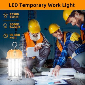 Lámpara de Trabajo LED Portátil de 150W, Súper Brillante, Extensible, para Exteriores, Camping, Temporal, con Enchufe Americano, para Construcción - Product Image 3