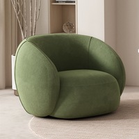 Fauteuil de détente individuel moderne de style nordique pour salon, balcon, petit salon, réception de beauté, zones de réunion et de repos