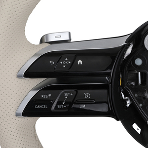 <span class=keywords><strong>Volant</strong></span> en cuir blanc complet pour W204 W205 W206 W211 W212 W176 W213 Cla W210 <span class=keywords><strong>W124</strong></span> C117 W177 W221 W222 S63 AMG - Product Image 4